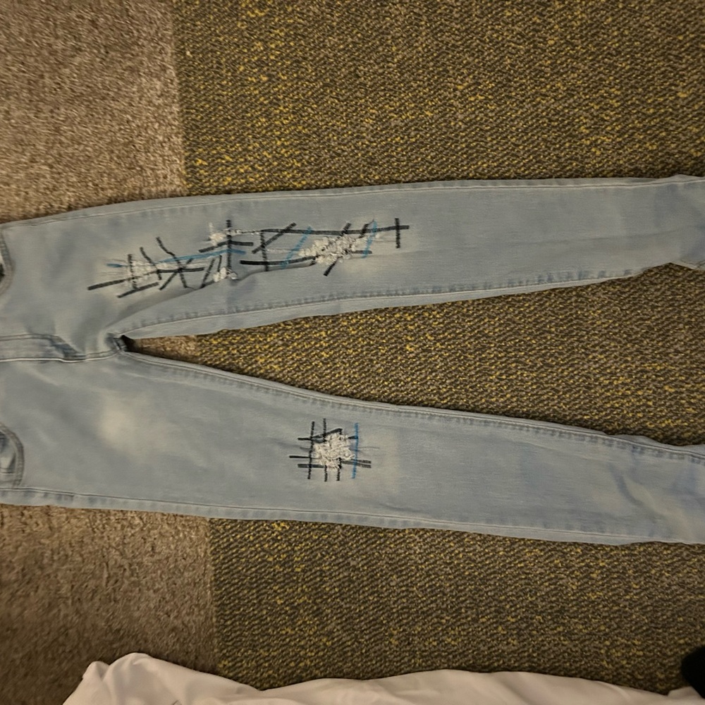 Blue Skinny Jeans - Picture 2 of 4